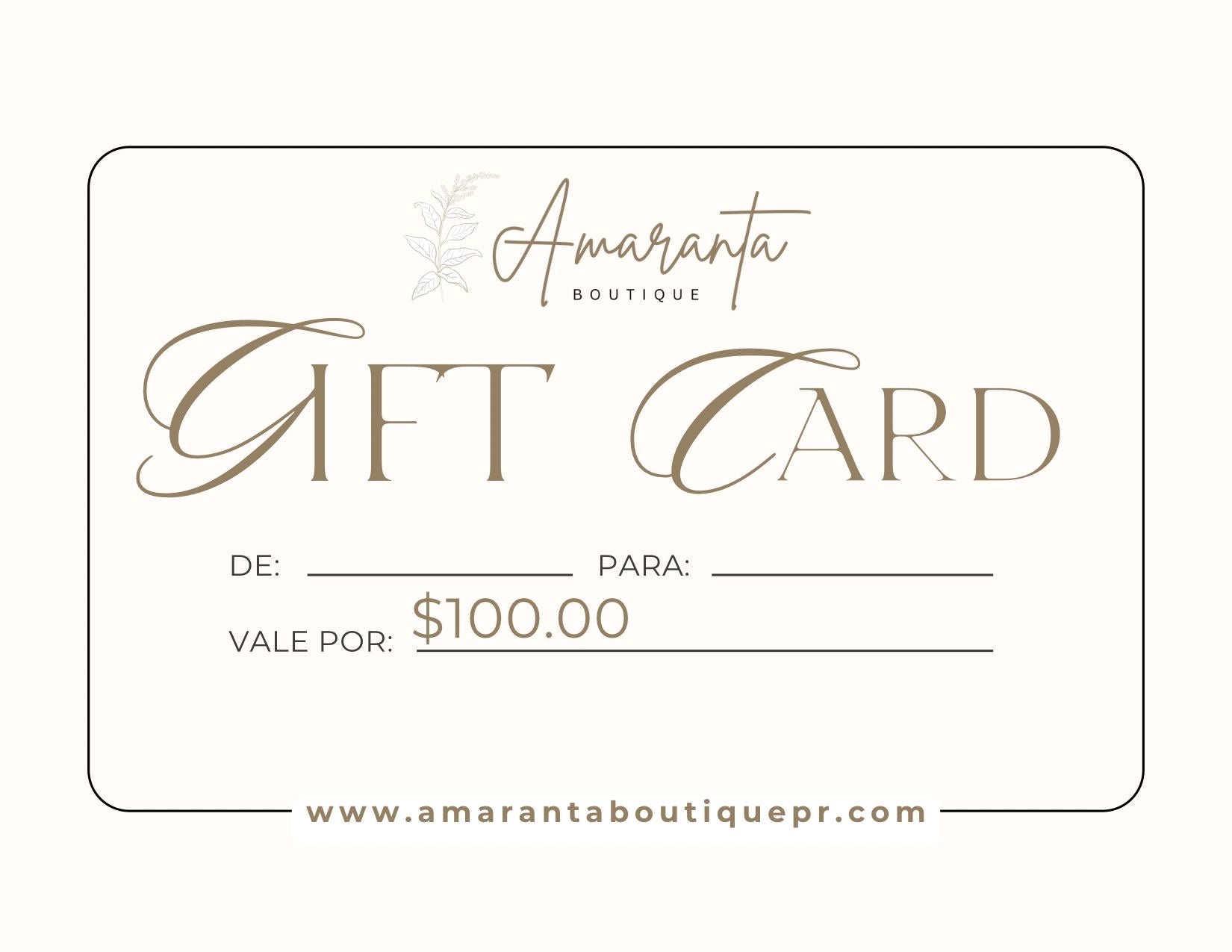 Gift card