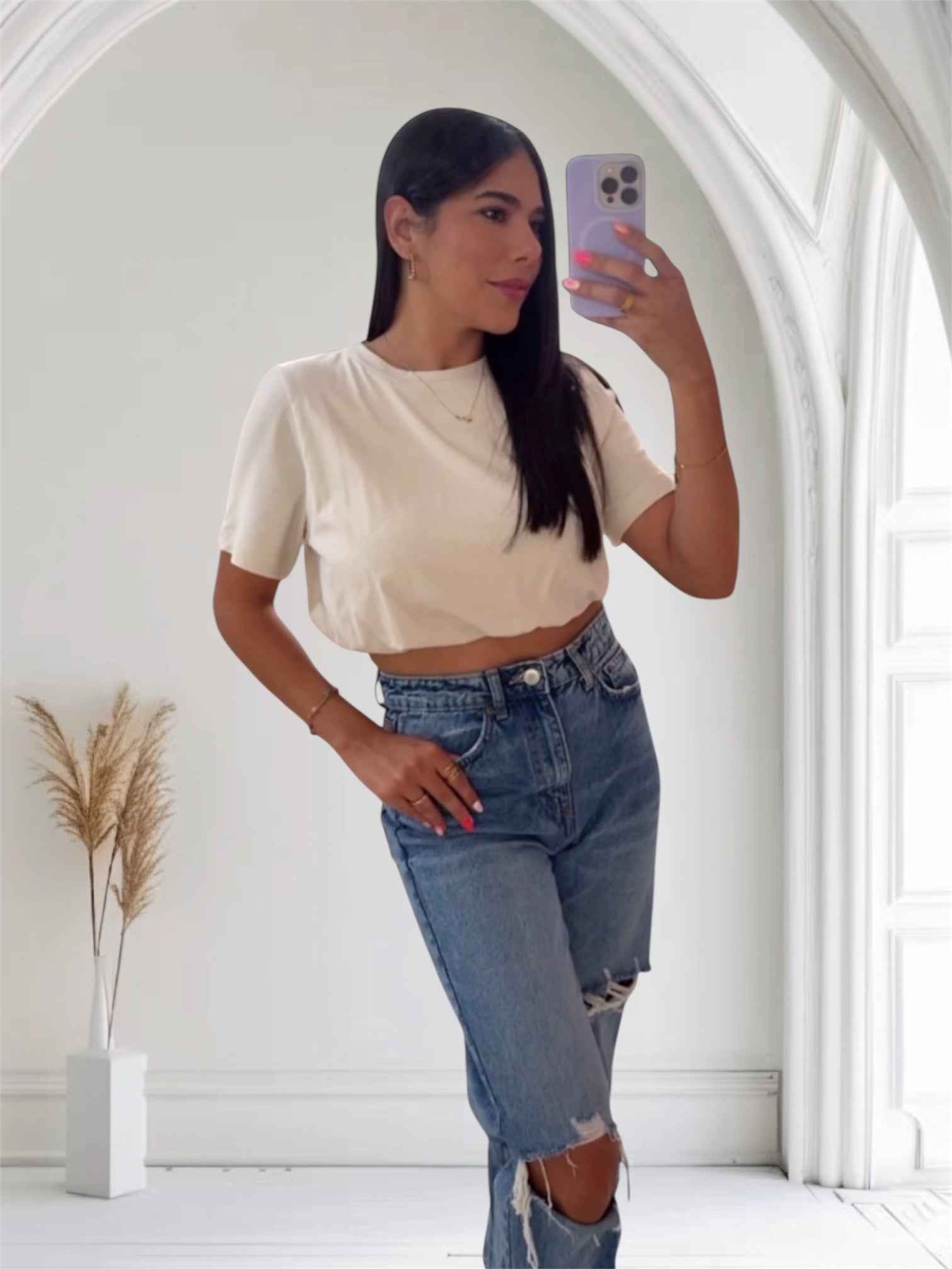 Elena crop tshirt