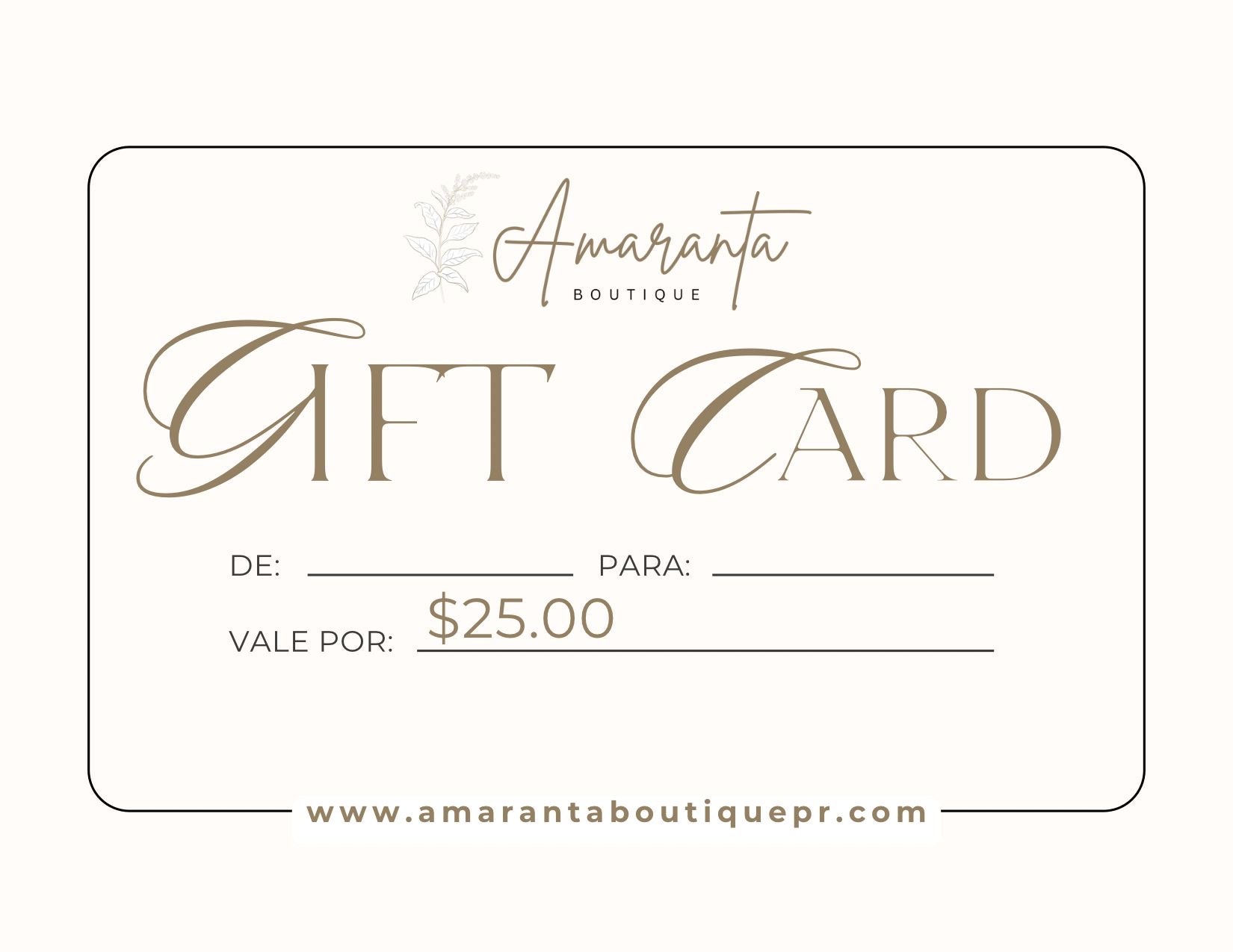 Gift card